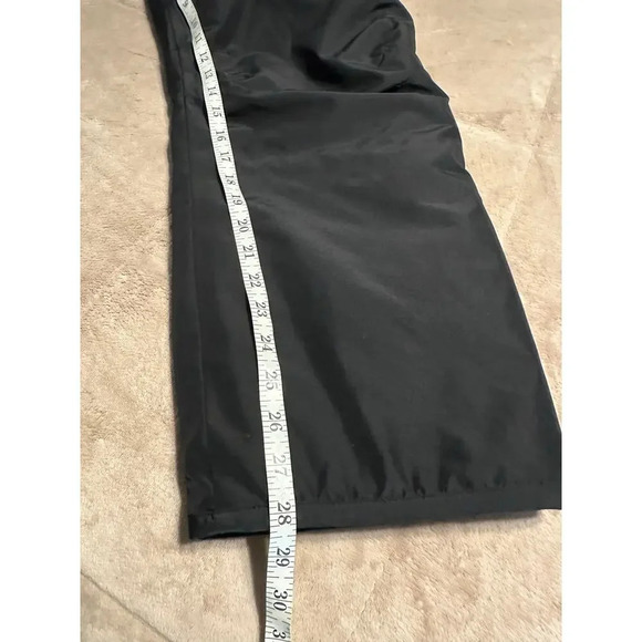 Lands End Ski Snow Pants Kids Size 16 Black Warm Athletic Nylon - Picture 8 of 8
